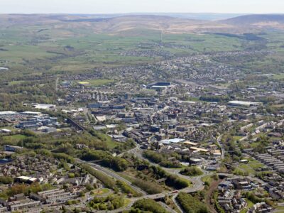 burnley aerial view